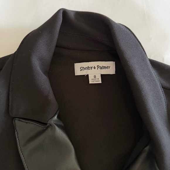 Shelby & Palmer Classic Sophisticated Black Blazer Dress with Sleek Design - Picture 12 of 14